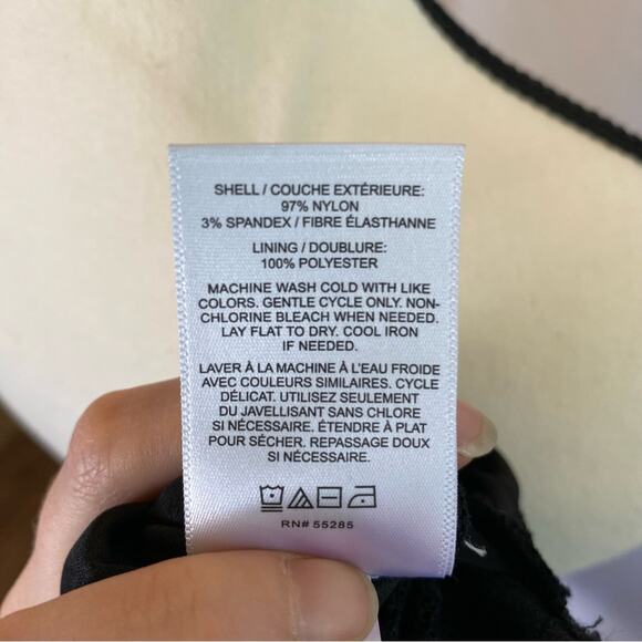 Express Women's Sheath Mini Dress Medium Square Neck Cinched Lace Puff Sleeve - Picture 9 of 12